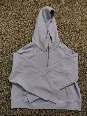 Lululemon Scuba Oversized Half-Zip Hoodie
Lavender Frost M/L New